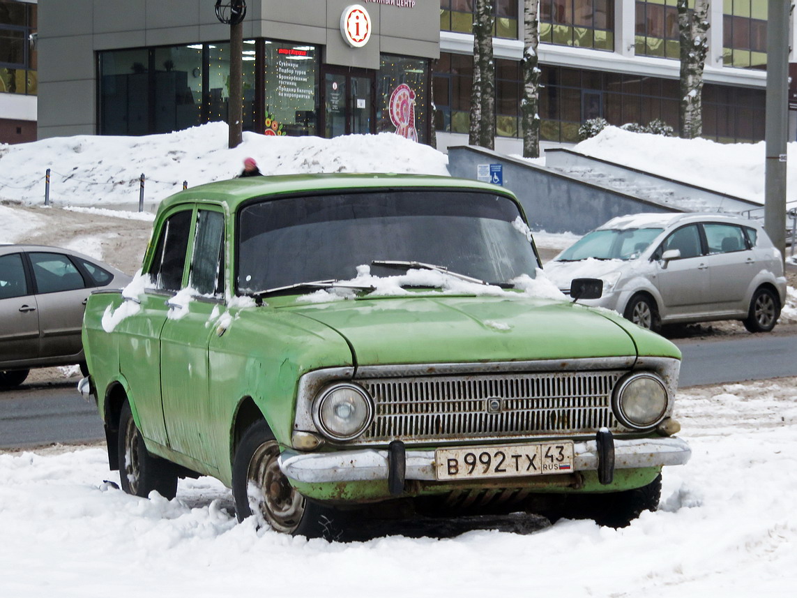 Кировская область, № В 992 ТХ 43 — Москвич-412ИЭ (Иж) '70-82