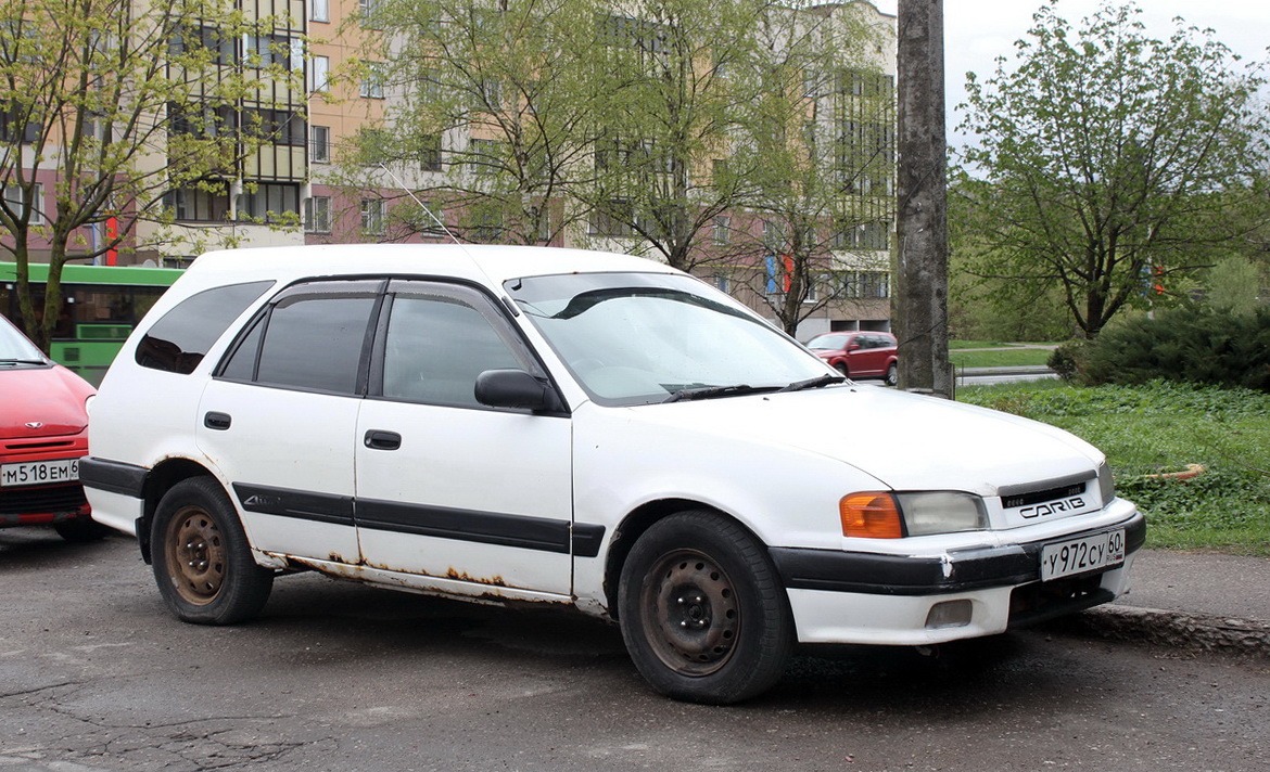 Псковская область, № У 972 СУ 60 — Toyota Sprinter Carib (AE110G) '95-02