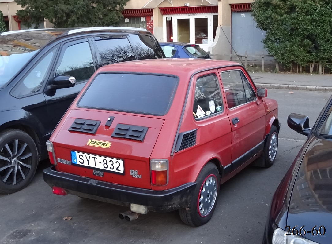 Венгрия, № SYT-832 — Polski FIAT 126p '73-00