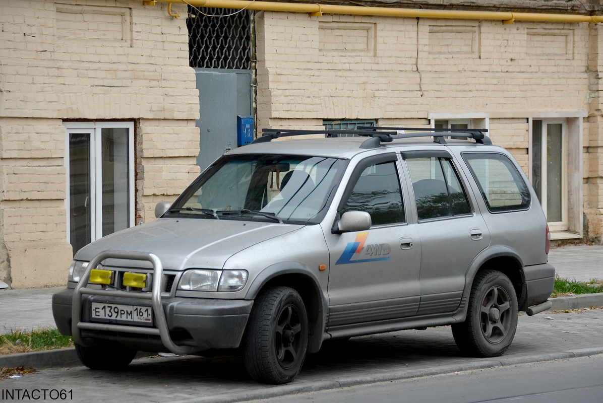 Ростовская область, № Е 139 РМ 161 — Kia Sportage (Автотор) '98-06