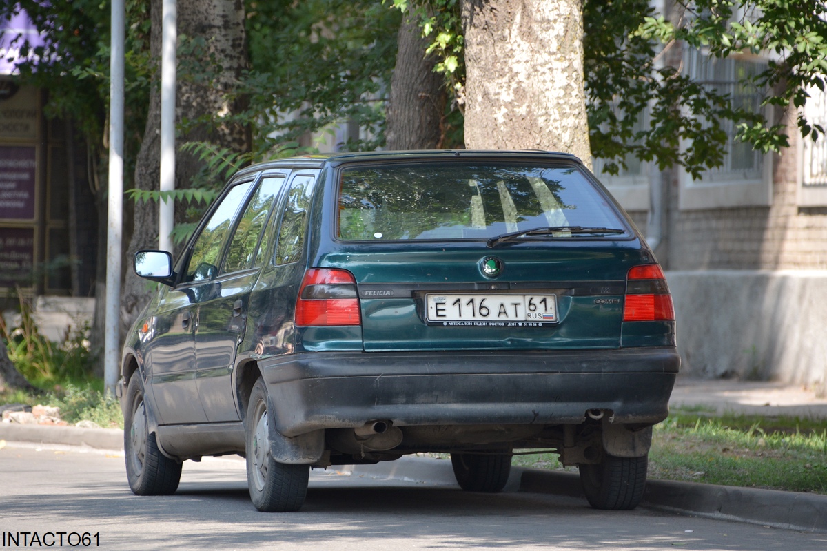 Ростовская область, № Е 116 АТ 61 — Škoda Felicia (Typ 781, 791) '94-01