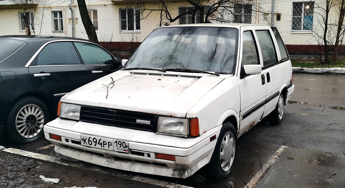 Московская область, № К 694 РР 190 — Nissan Prairie/Stanza Wagon (M10) '82-88