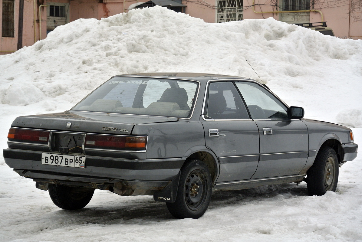 Сахалинская область, № В 987 ВР 65 — Toyota Vista (V20) '86-90