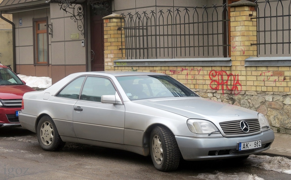 Латвия, № AK-982 — Mercedes-Benz (C140) '92-98