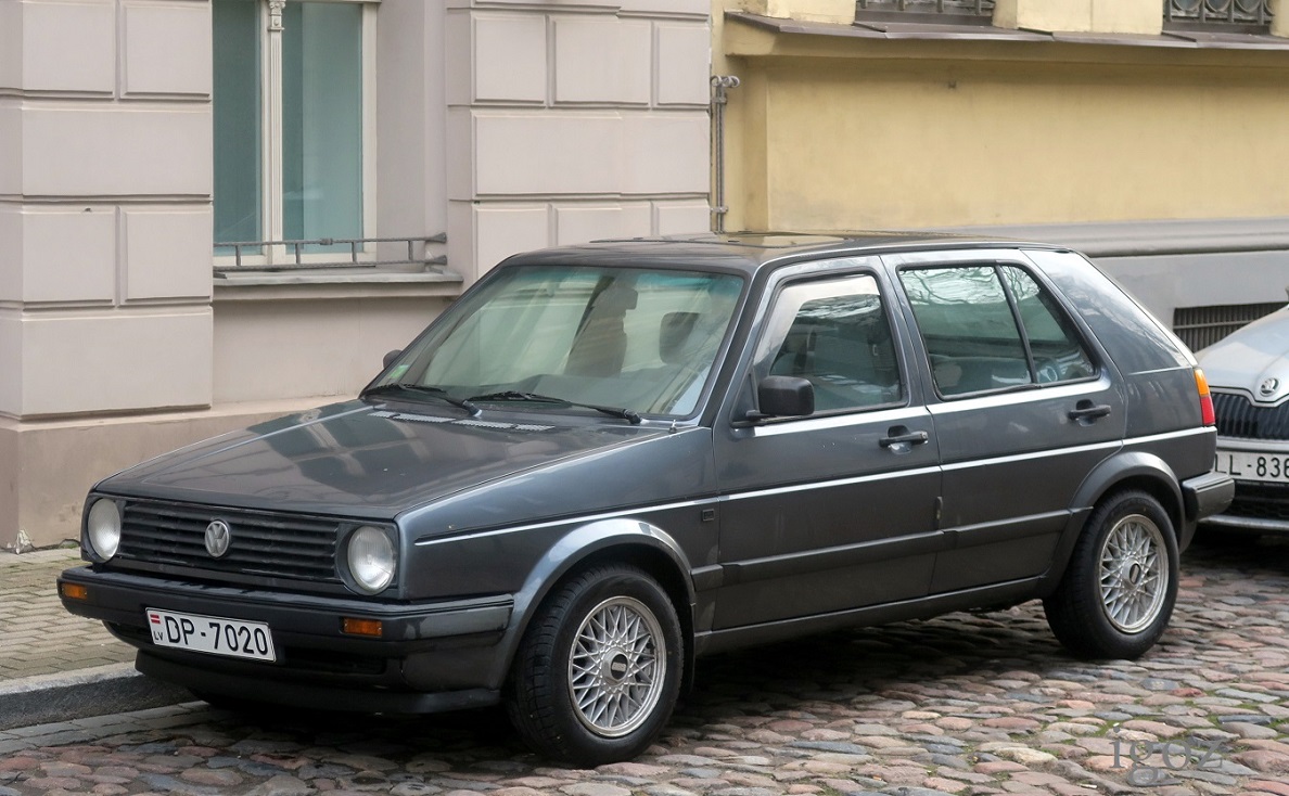 Латвия, № DP-7020 — Volkswagen Golf (Typ 19) '83-92