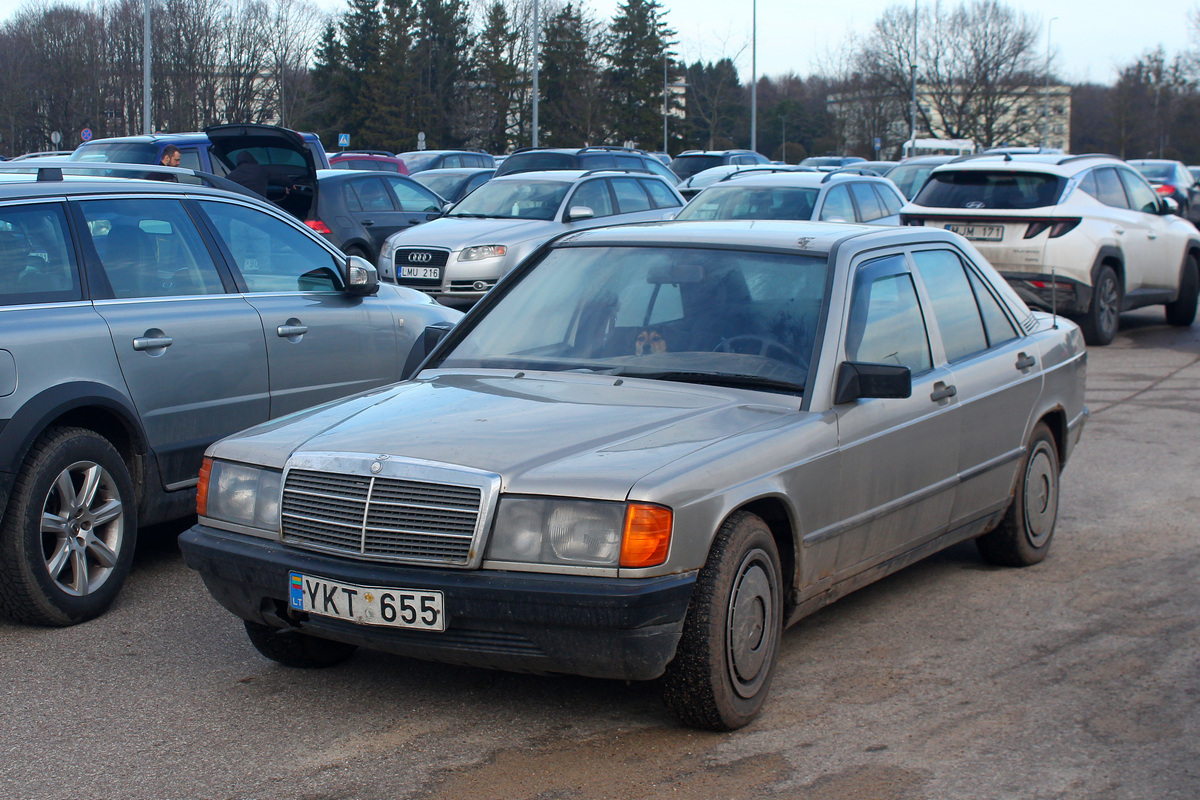 Литва, № YKT 655 — Mercedes-Benz 190 (W201) '82-93