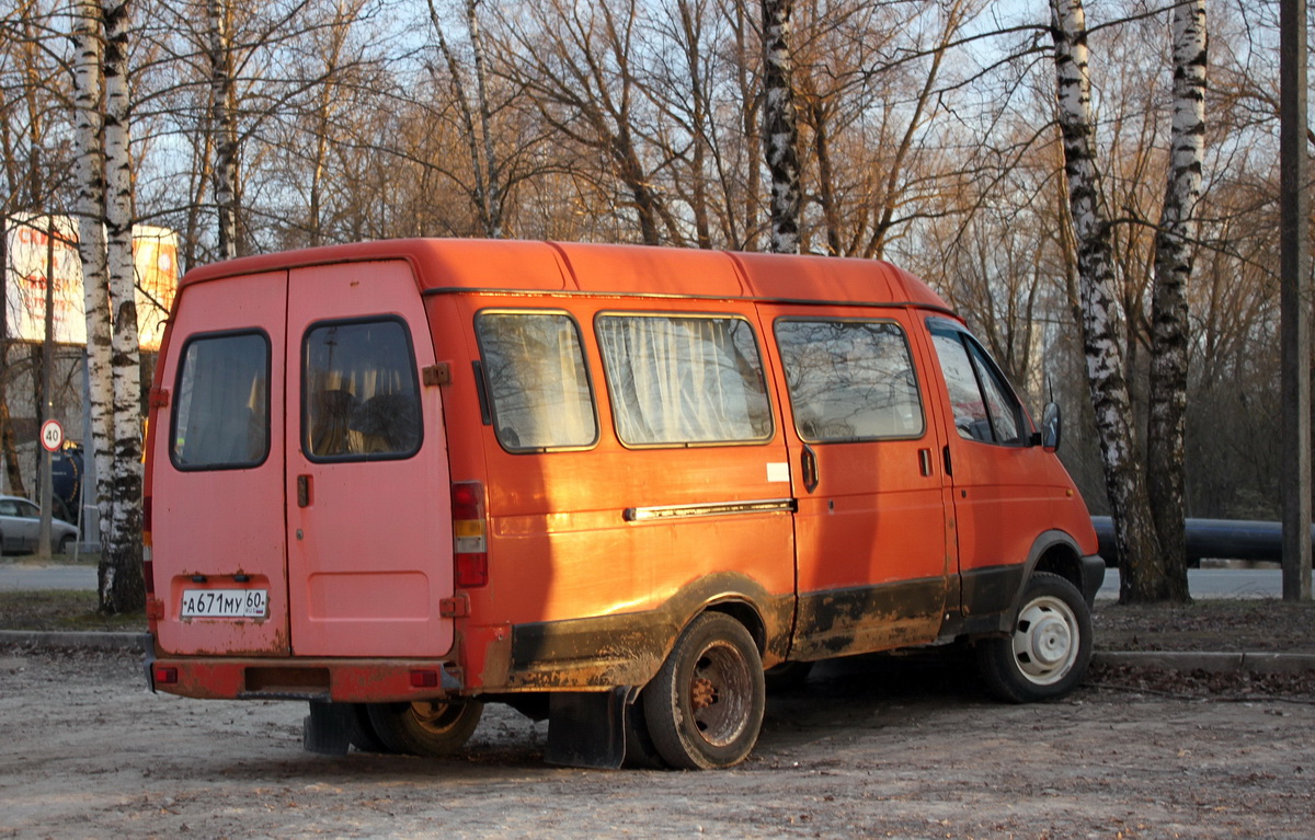 Псковская область, № А 671 МУ 60 — ГАЗ-32213 ГАЗель '96-03