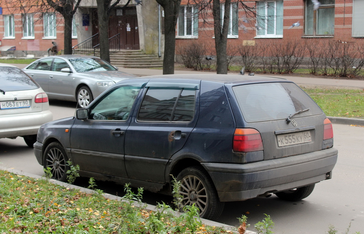 Псковская область, № К 555 КУ 60 — Volkswagen Golf III '91-98