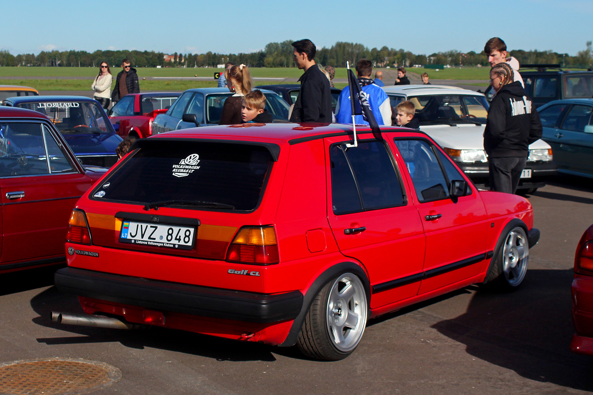 Литва, № JVZ 848 — Volkswagen Golf (Typ 19) '83-92; Литва — Retro mugė 2024 ruduo