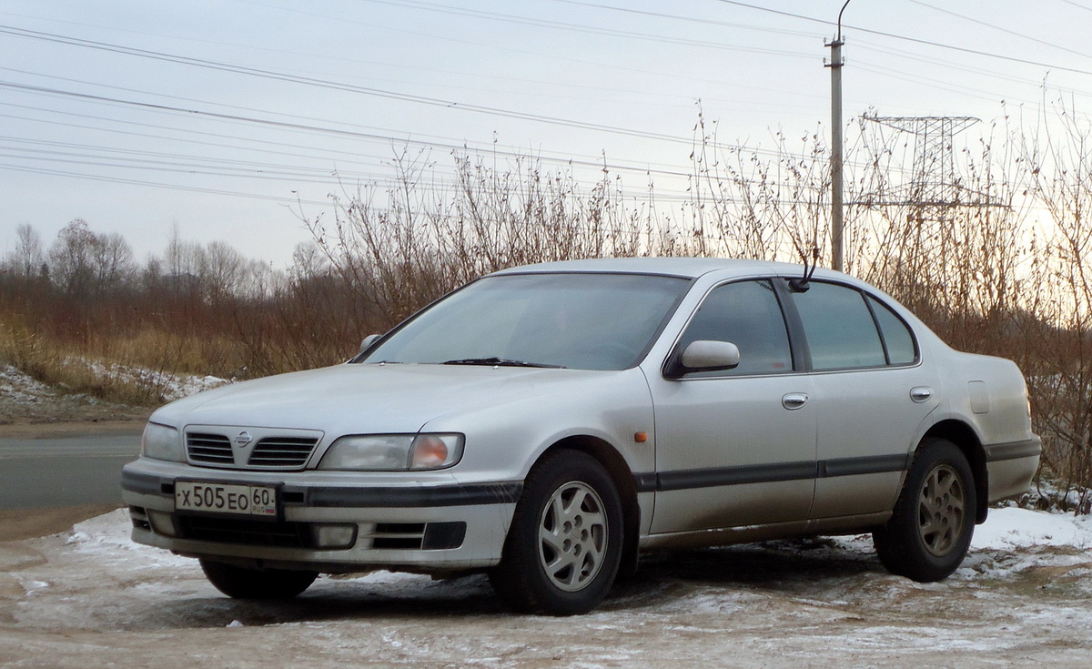 Псковская область, № Х 505 ЕО 60 — Nissan Cefiro/Maxima (A32) '94-97