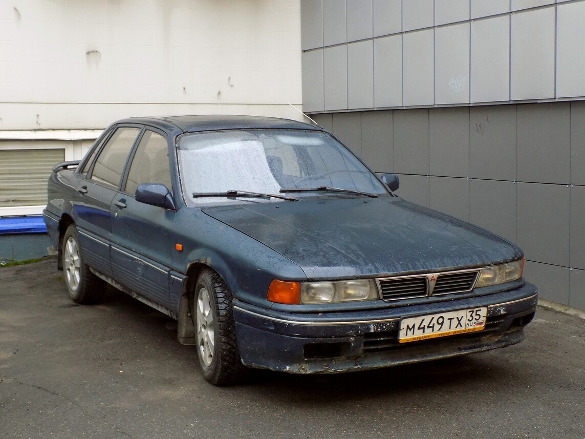 Вологодская область, № М 449 ТХ 35 — Mitsubishi Galant (6G) '87-92