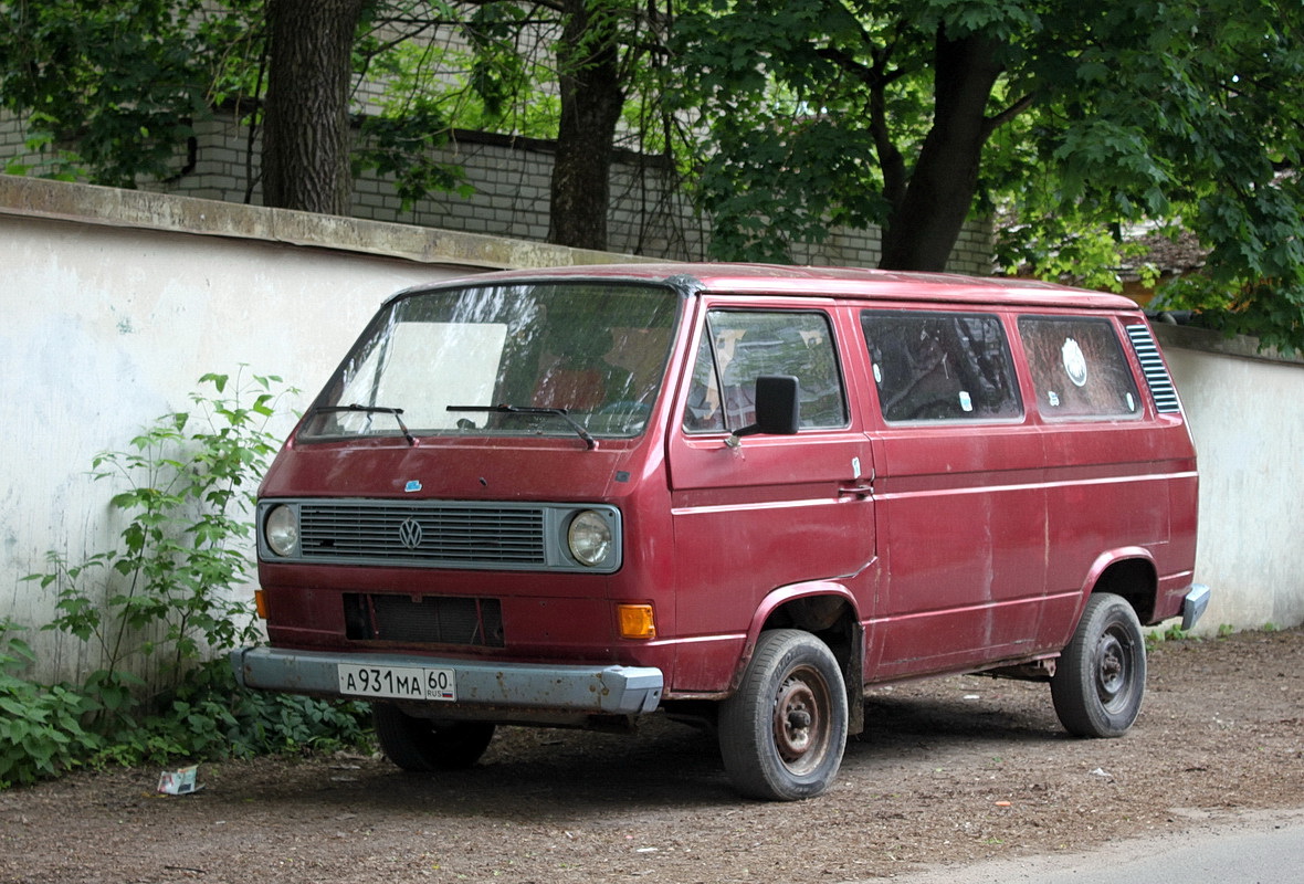 Псковская область, № А 931 МА 60 — Volkswagen Typ 2 (Т3) '79-92