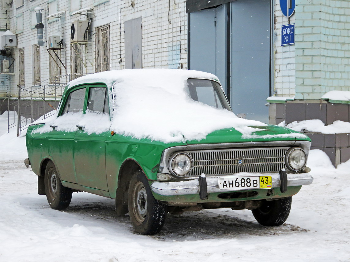 Кировская область, № АН 688 В 43 — Москвич-412ИЭ (Иж) '70-82