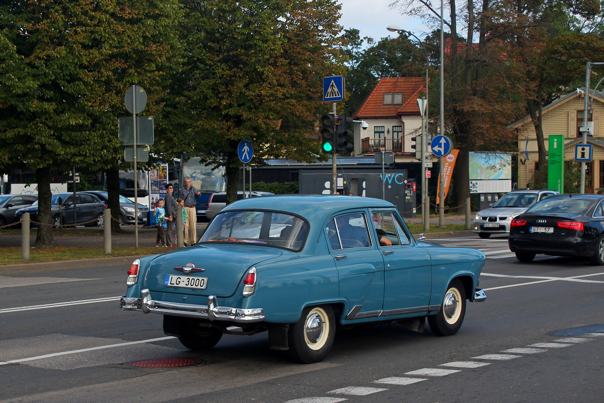 Латвия, № LG-3000 — ГАЗ-М-21И Волга '58-62; Латвия — Retro Jūrmala 25