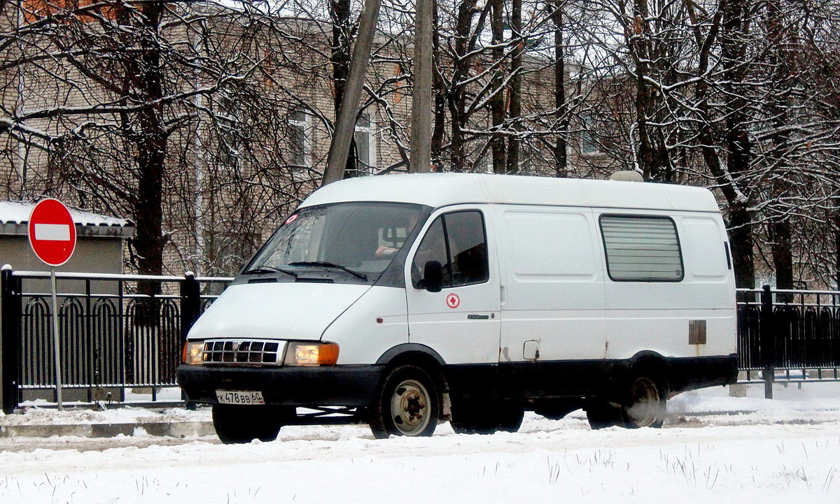 Псковская область, № К 478 ВВ 60 — ГАЗ-32214 ГАЗель '96-03