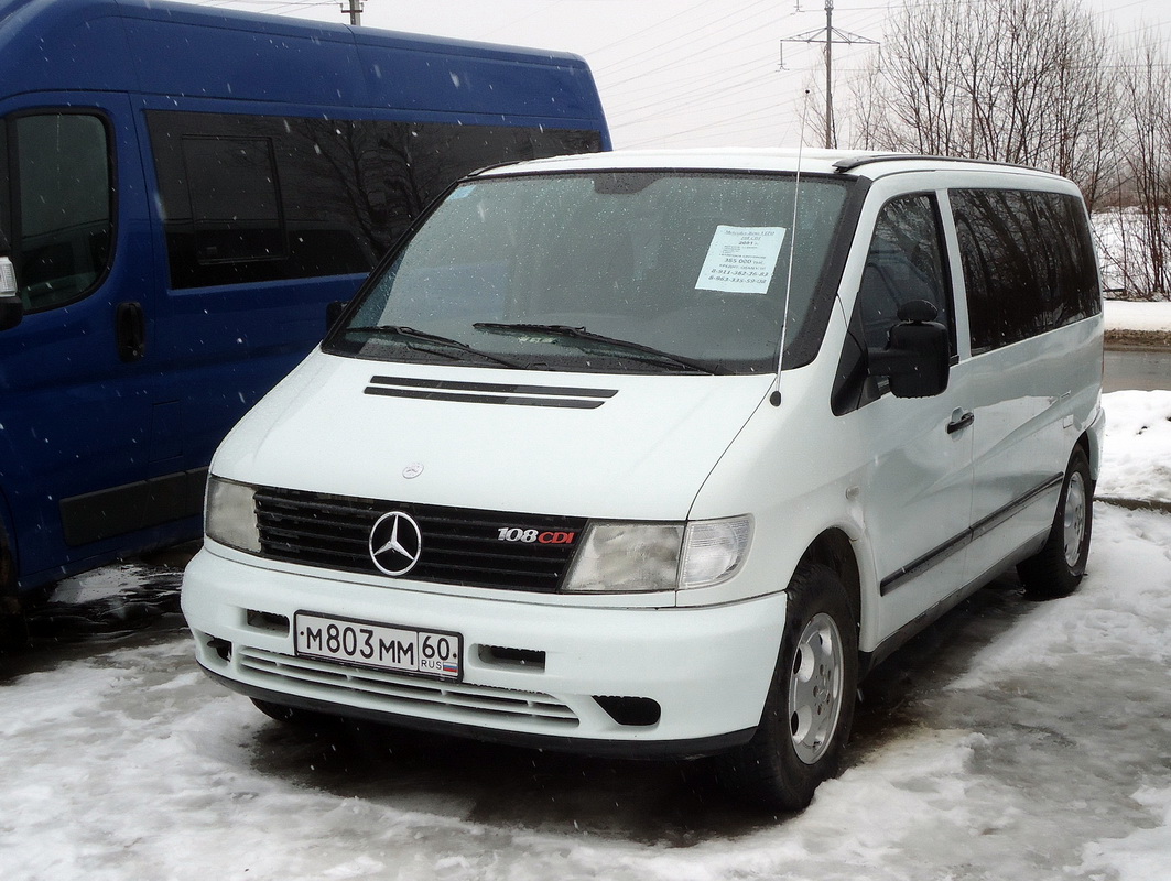 Псковская область, № М 803 ММ 60 — Mercedes-Benz Vito (W638) '95-03