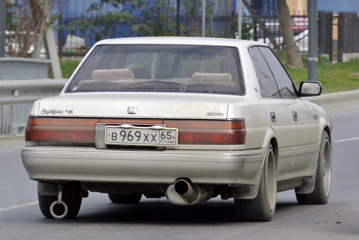 Сахалинская область, № В 969 ХХ 65 — Toyota Crown (S130) '87-91
