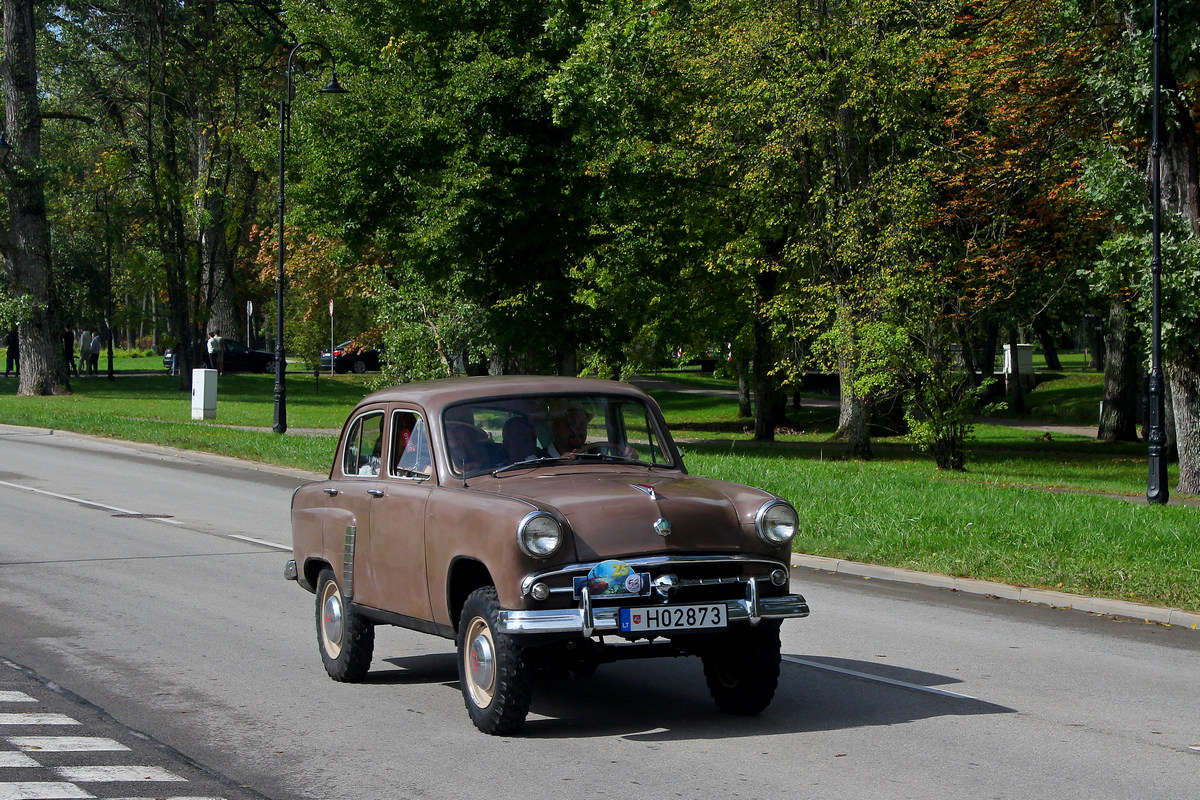 Литва, № H02873 — Москвич-410 '57-58; Латвия — Retro Jūrmala 25