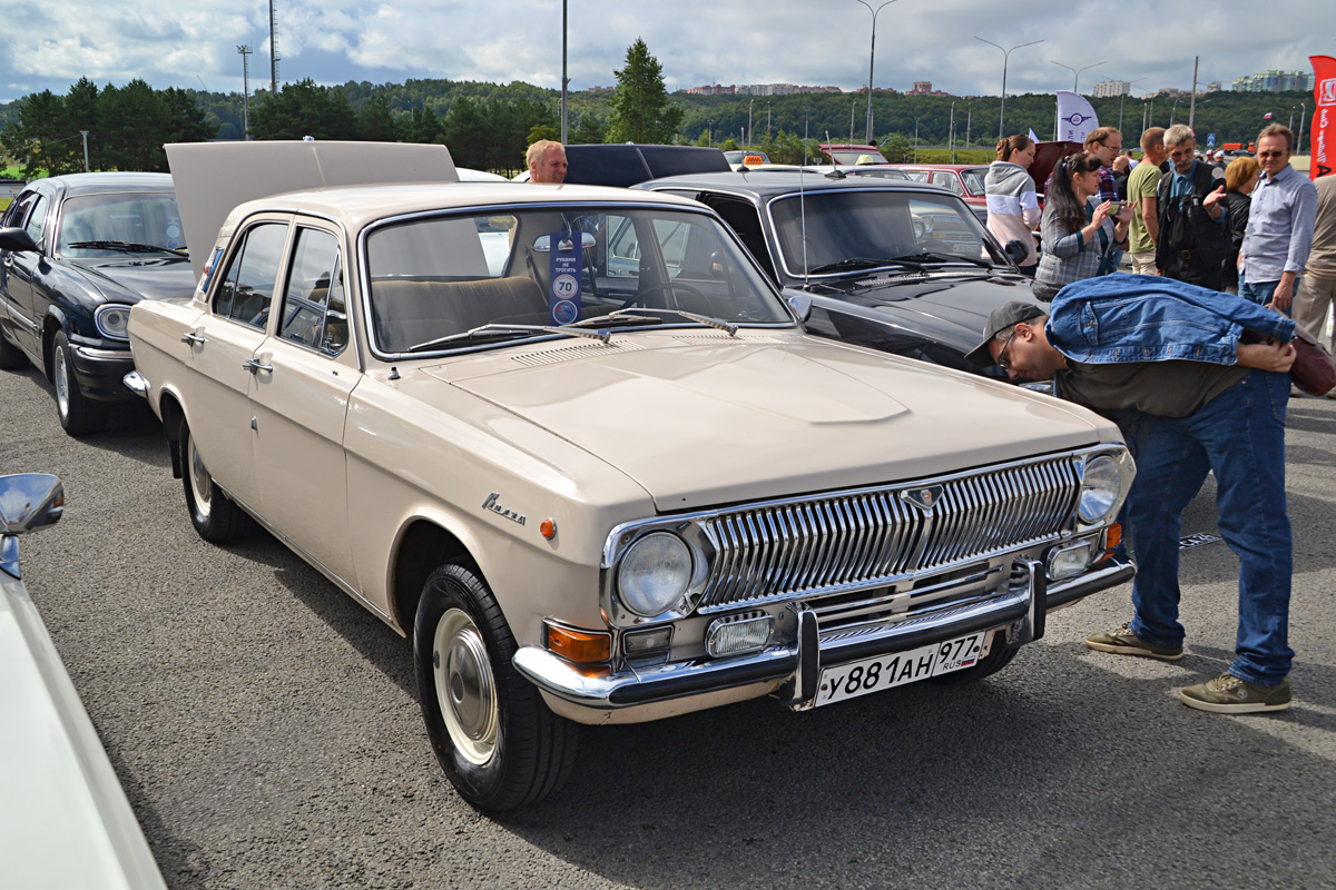 Москва, № У 881 АН 977 — ГАЗ-24 Волга '68-86; Калужская область — Автомобильный фестиваль "Спутник"