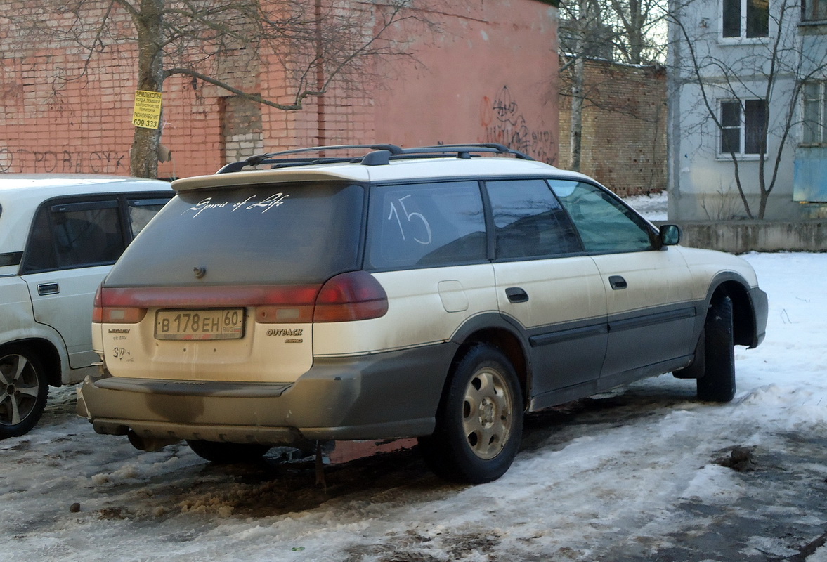 Псковская область, № В 178 ЕН 60 — Subaru Legacy (2G) '93-99