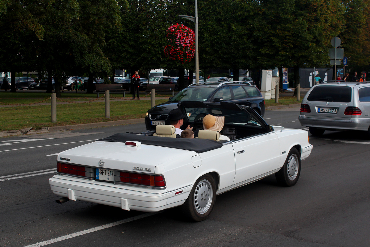 Литва, № GFT 217 — Dodge 600 '83-89; Латвия — Retro Jūrmala 25