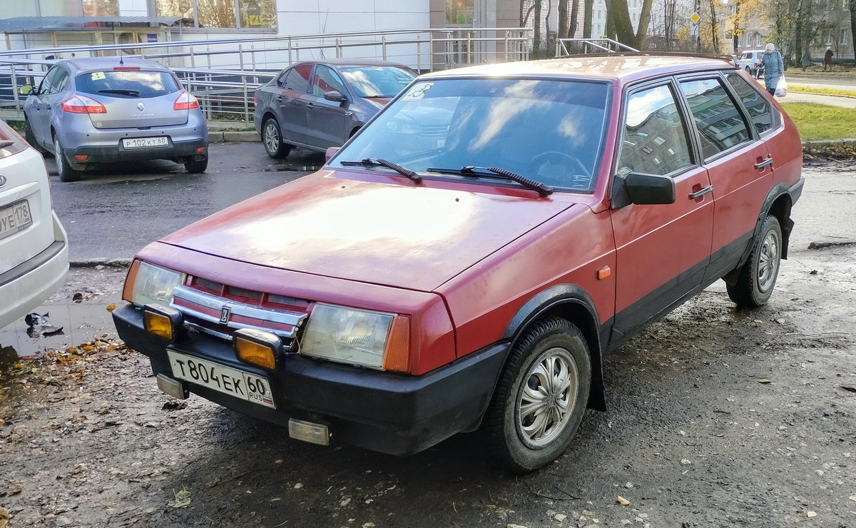 Псковская область, № Т 804 ЕК 60 — ВАЗ-2109 '87-93