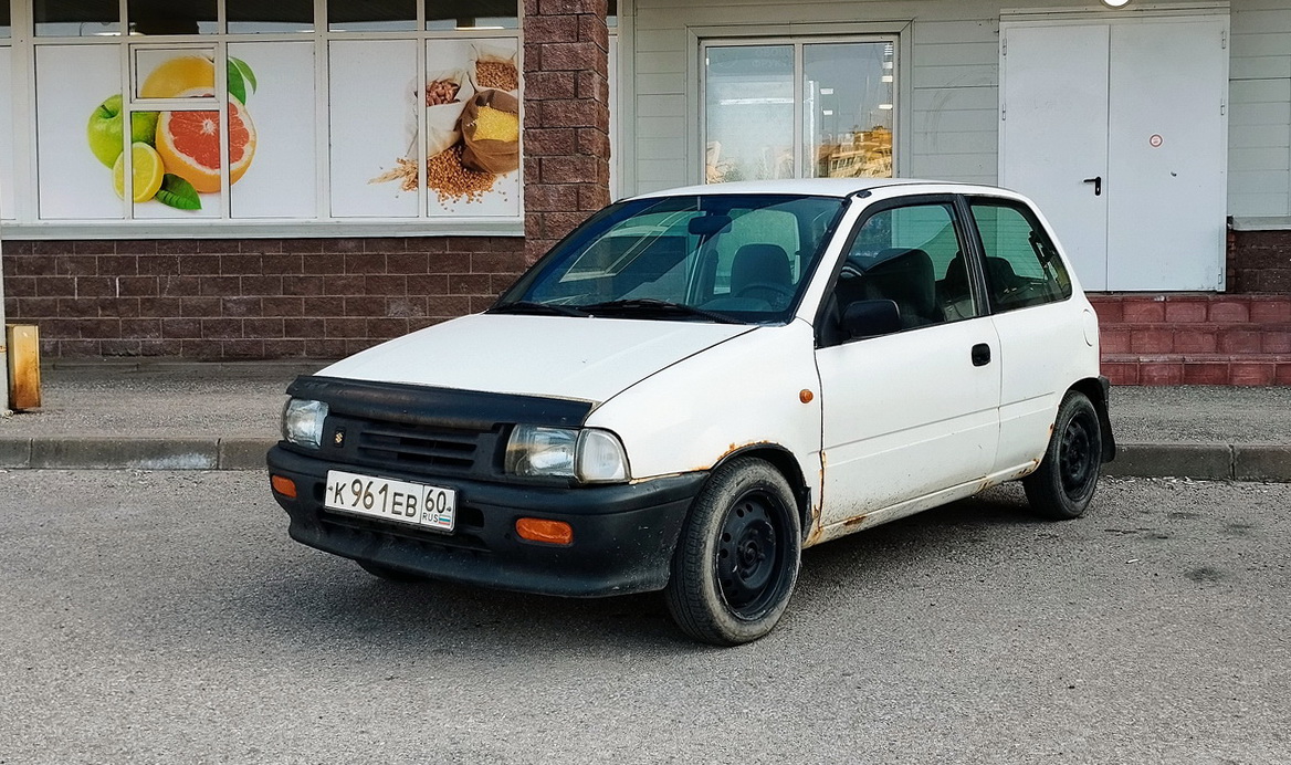 Псковская область, № К 961 ЕВ 60 — Suzuki Alto (4G) '94-01