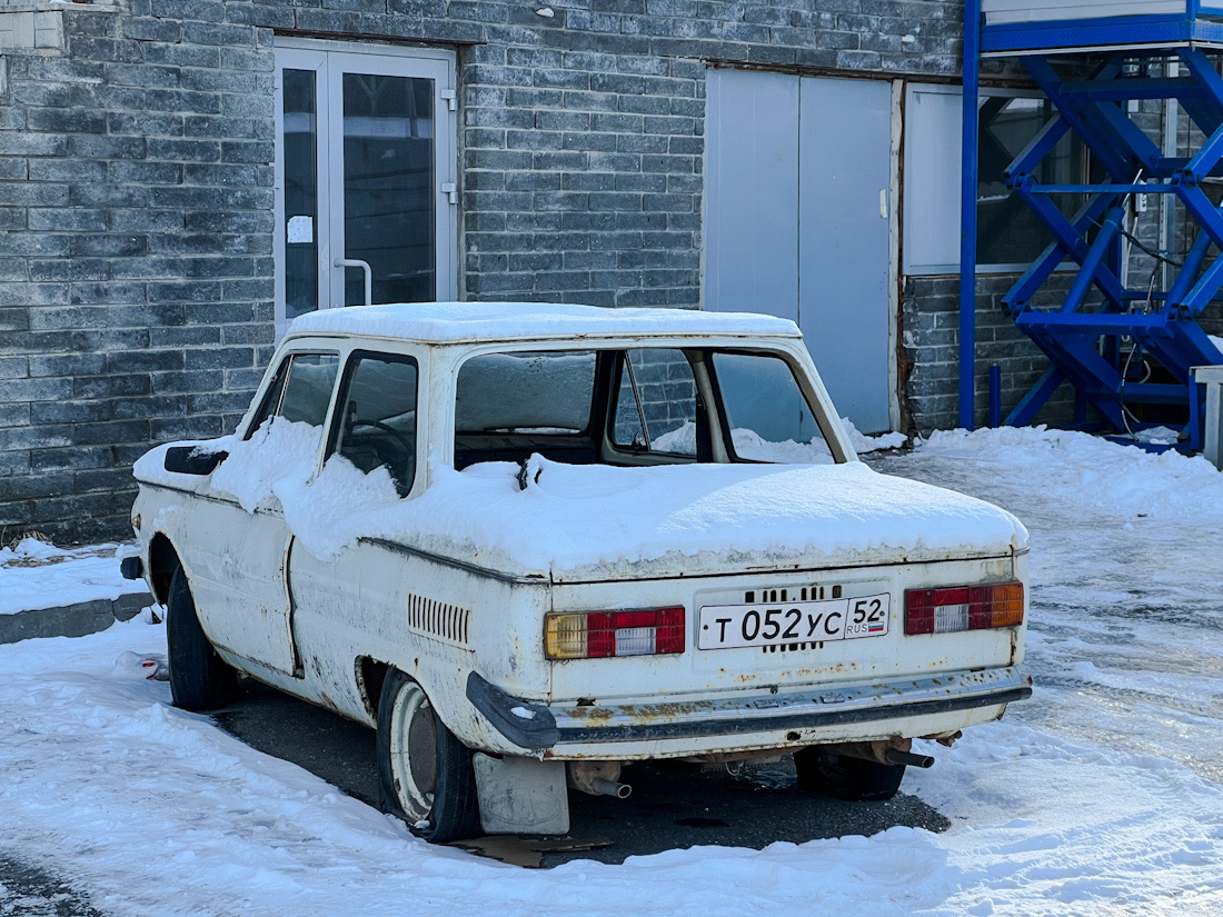 Татарстан, № Т 052 УС 52 — ЗАЗ-968М Запорожец '79-94; Нижегородская область — Вне региона