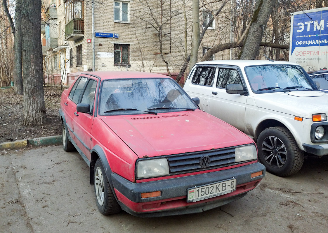 Москва, № 1502 KВ-6 — Volkswagen Jetta Mk2 (Typ 16) '84-92; Могилёвская область — Вне региона