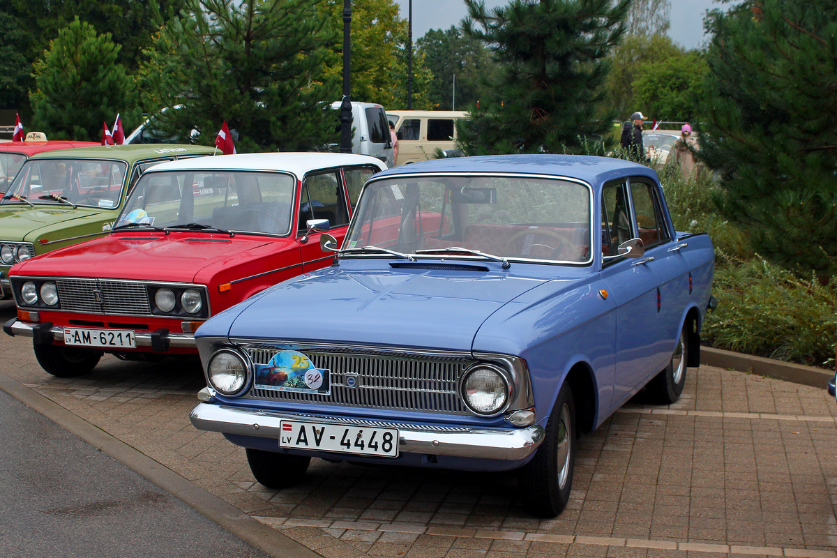 Латвия, № AV-4448 — Москвич-412ИЭ (Иж) '70-82; Латвия — Retro Jūrmala 25