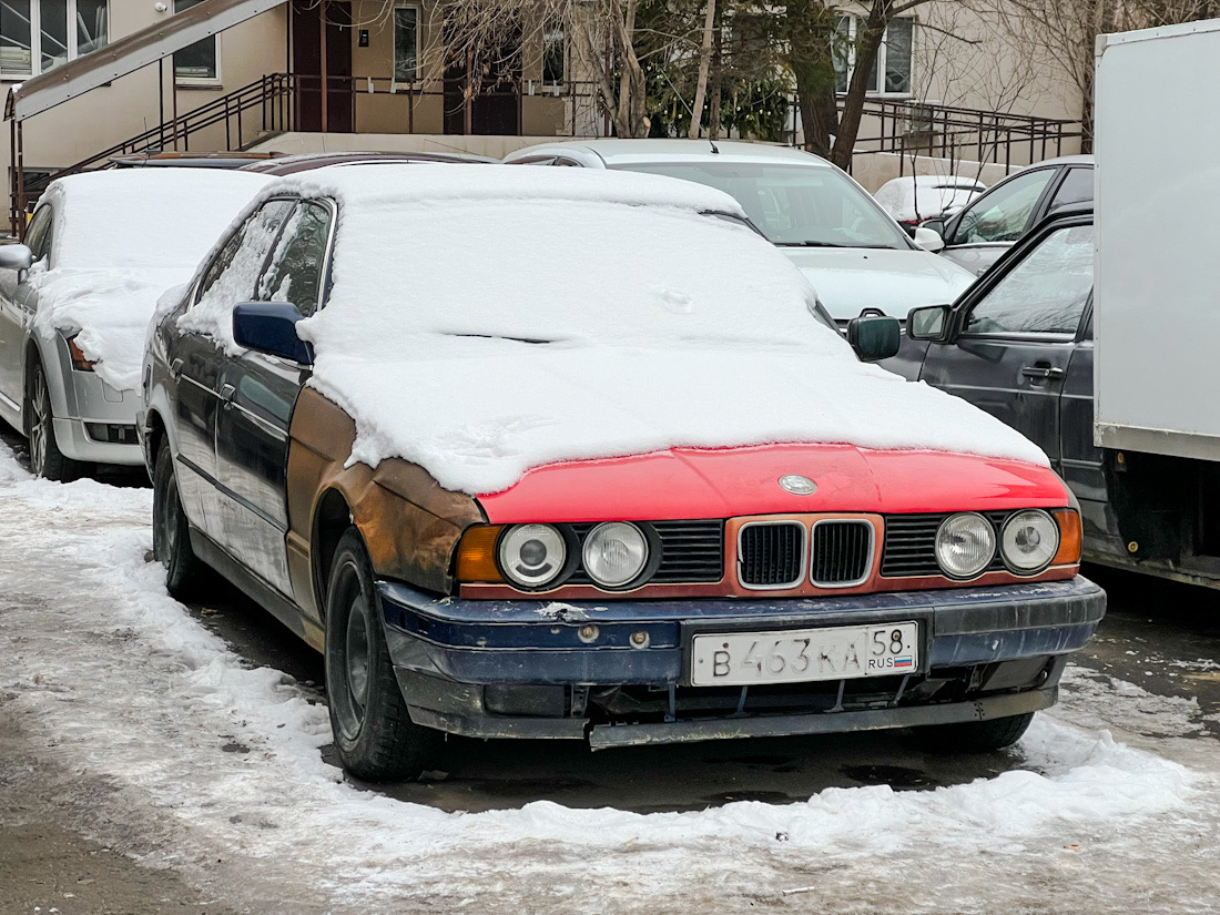 Татарстан, № В 463 КА 58 — BMW 5 Series (E34) '87-96; Пензенская область — Вне региона