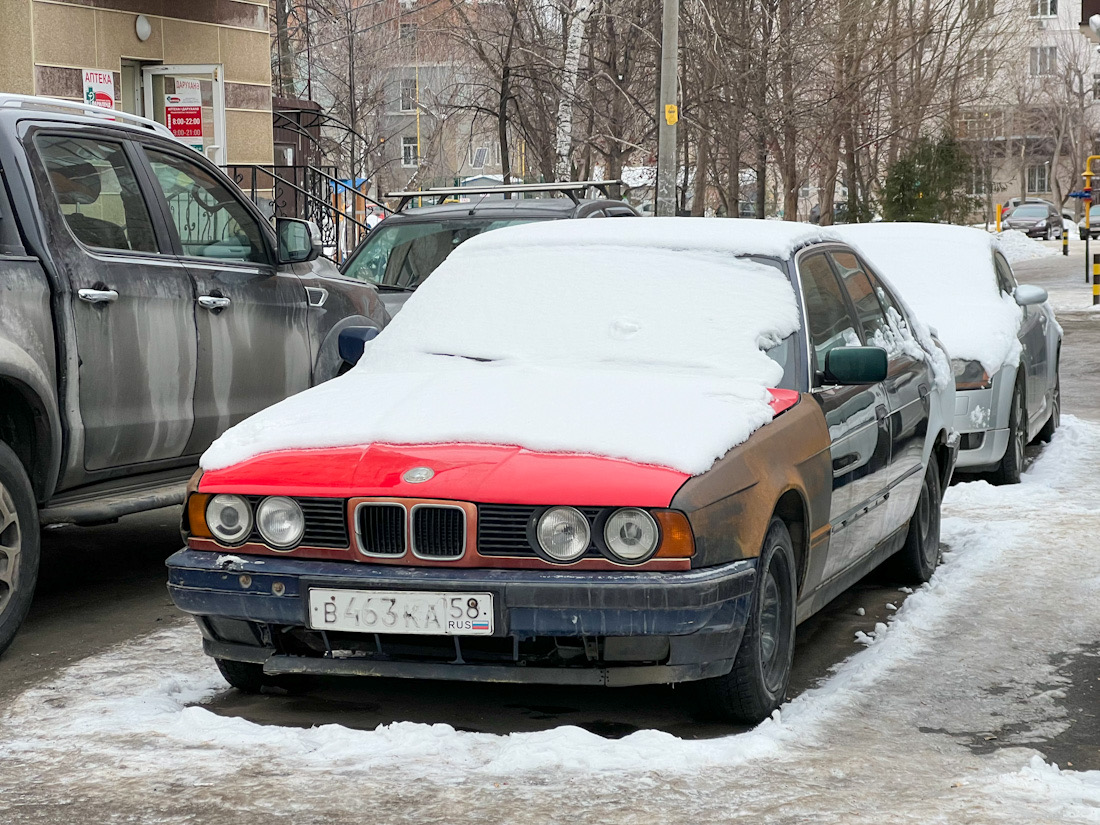 Татарстан, № В 463 КА 58 — BMW 5 Series (E34) '87-96; Пензенская область — Вне региона