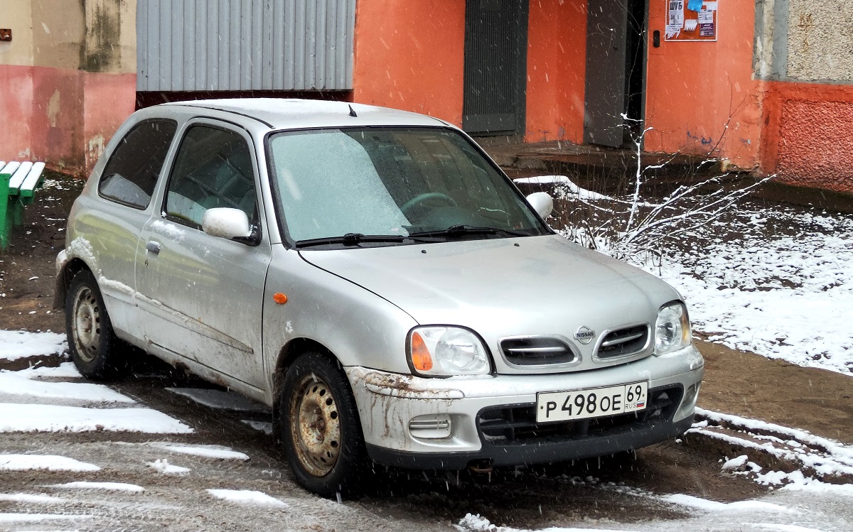 Тверская область, № Р 498 ОЕ 69 — Nissan Micra (K11) '92-03