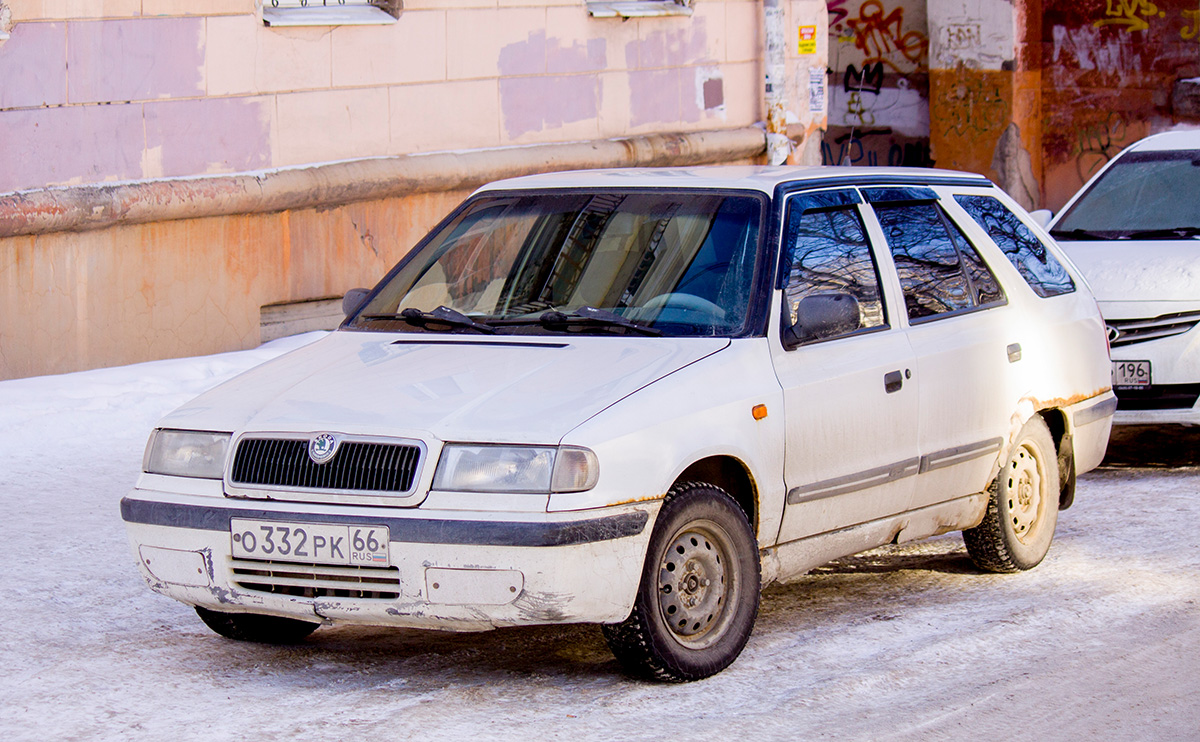 Свердловская область, № О 332 РК 66 — Škoda Felicia (Typ 781, 791) '94-01