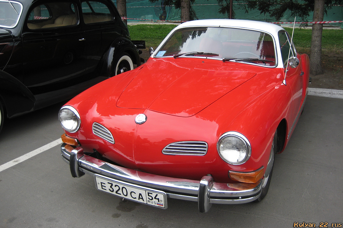Новосибирская область, № Е 320 СА 54 — Volkswagen Karmann-Ghia Typ 14 '55-75; Алтайский край — Выставки ко дню города Барнаул, 2010 г.