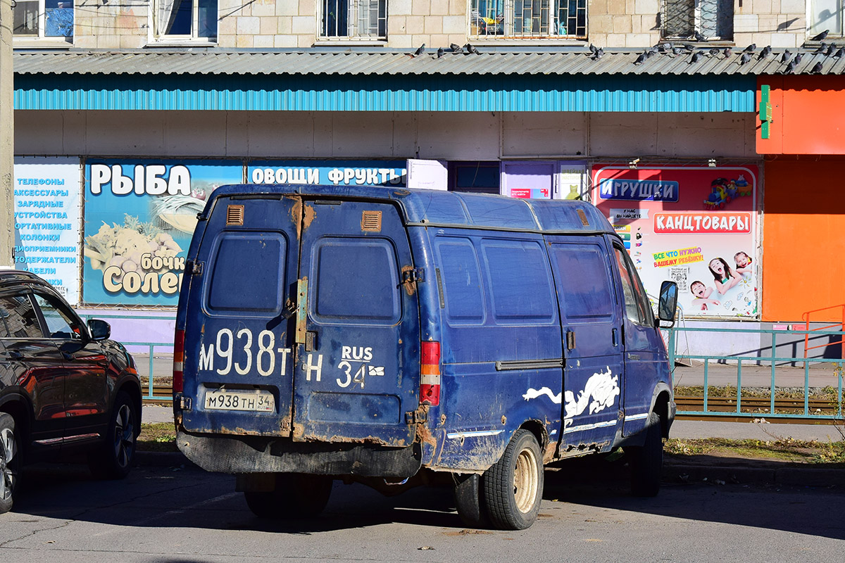 Волгоградская область, № М 938 ТН 34 — ГАЗ-2705 ГАЗель '95-03