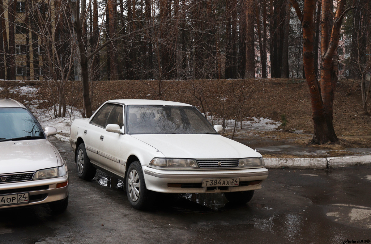 Красноярский край, № Т 384 АХ 24 — Toyota Mark II (X80) '88-95