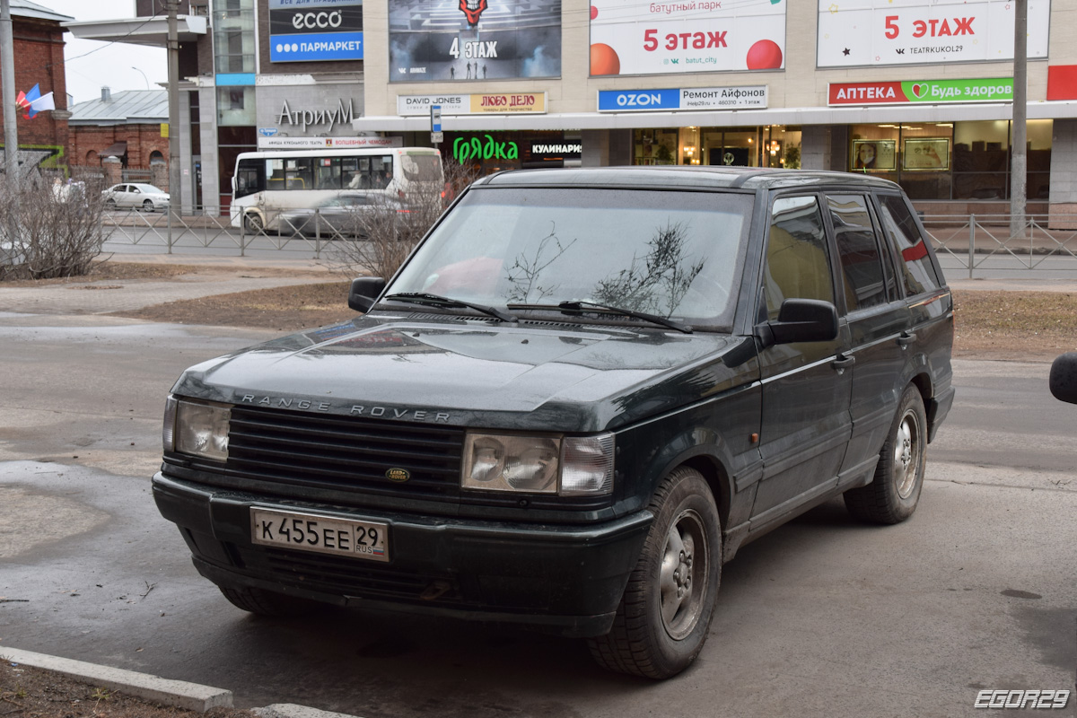 Архангельская область, № К 455 ЕЕ 29 — Land Rover Range Rover (2G) '94-02
