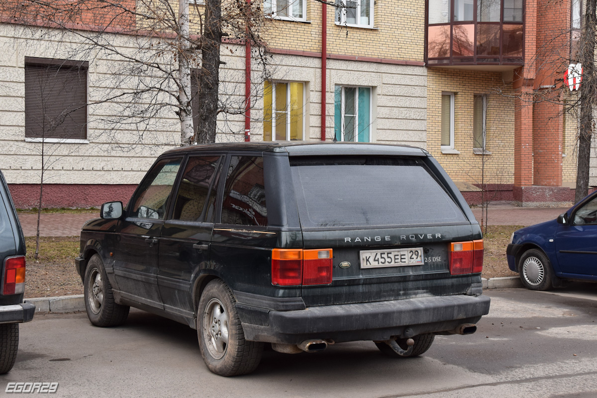 Архангельская область, № К 455 ЕЕ 29 — Land Rover Range Rover (2G) '94-02