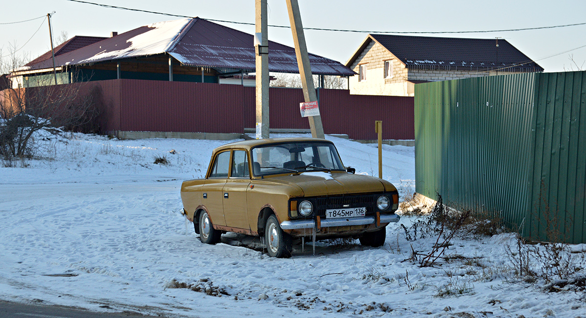 Воронежская область, № Т 845 МР 136 — Москвич-412ИЭ-028 (Иж) '82-01