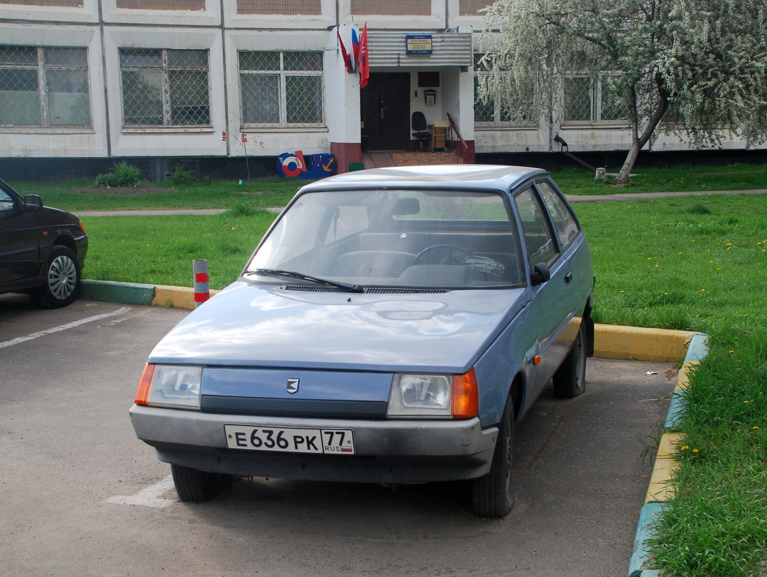 Москва, № Е 636 РК 77 — ЗАЗ-11028 Таврия '90-07