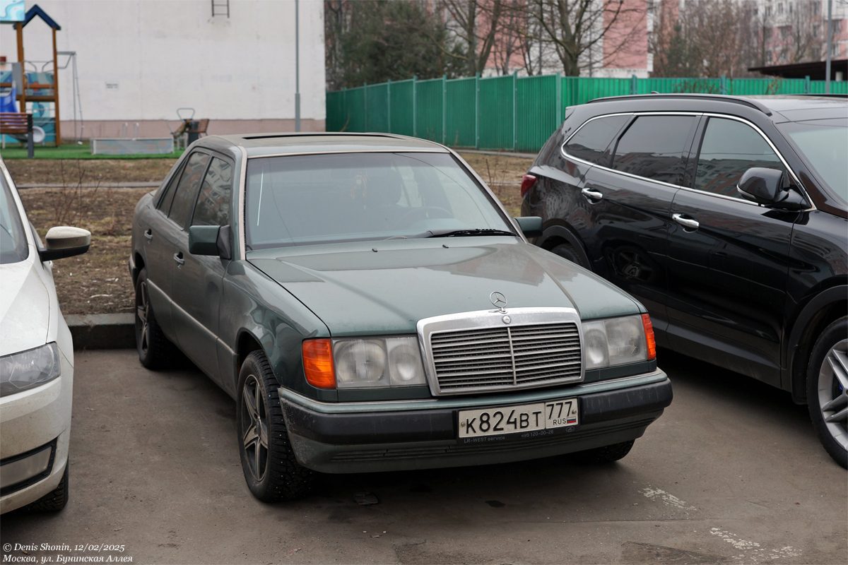 Москва, № К 824 ВТ 777 — Mercedes-Benz (W124) '84-96