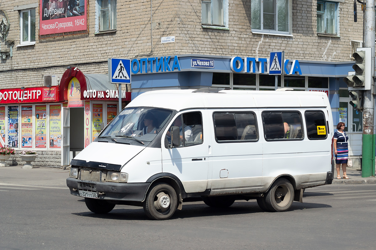 Пензенская область, № О 321 ТТ 58 — ГАЗ-322132 ГАЗель '96-03