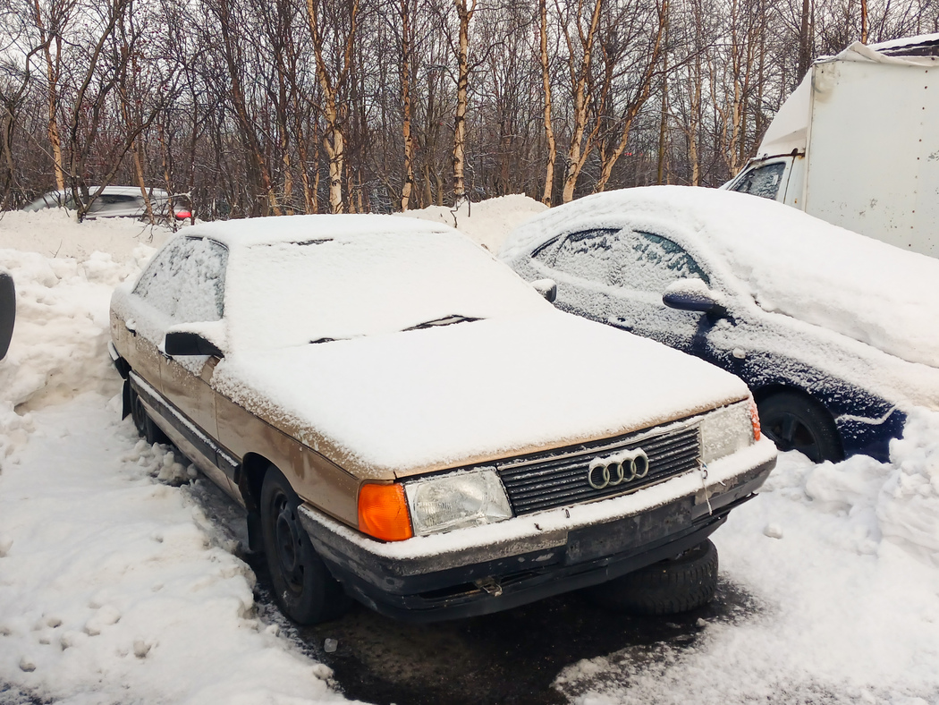Мурманская область, № (51) Б/Н 0011 — Audi 100 (C3) '82-91