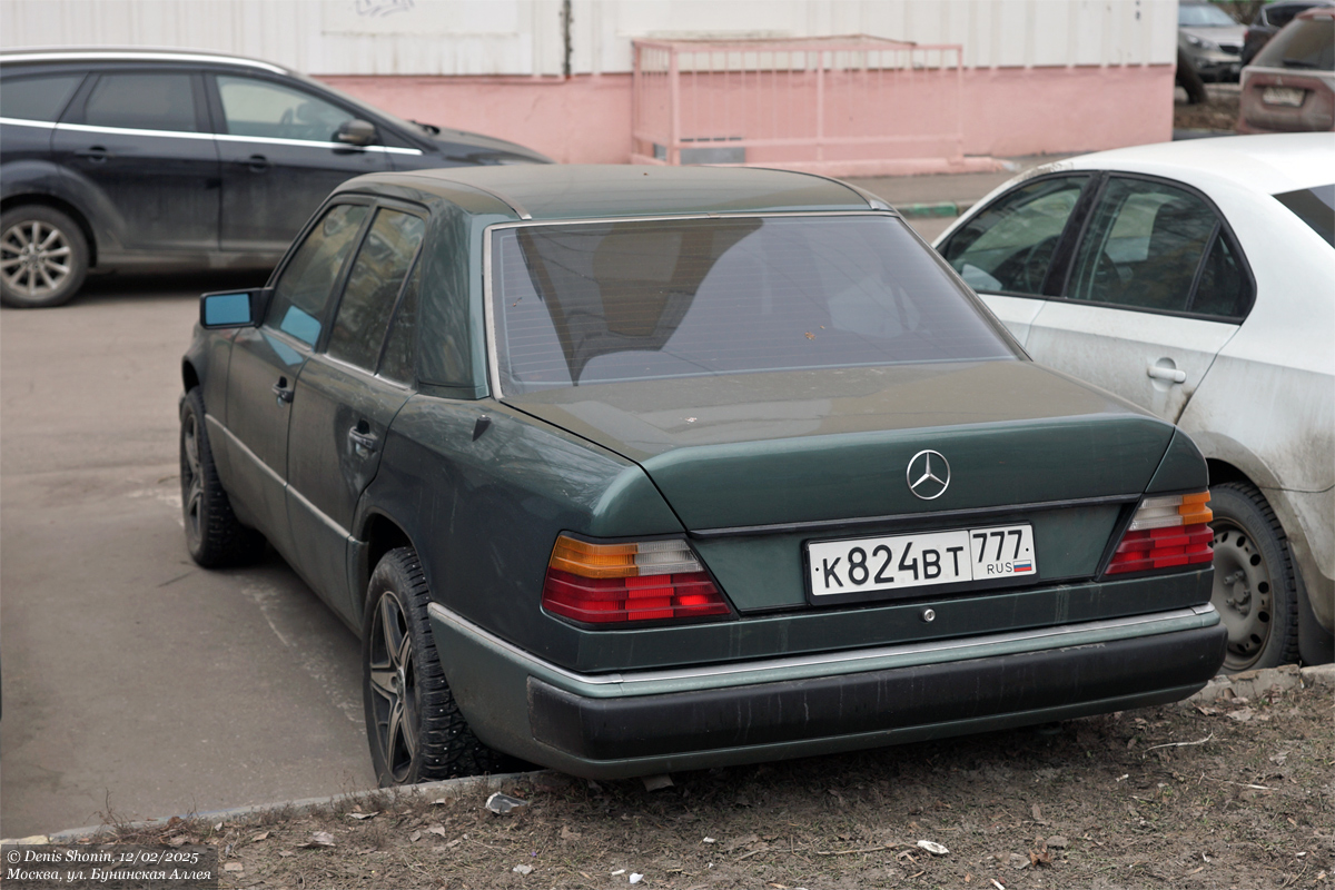 Москва, № К 824 ВТ 777 — Mercedes-Benz (W124) '84-96