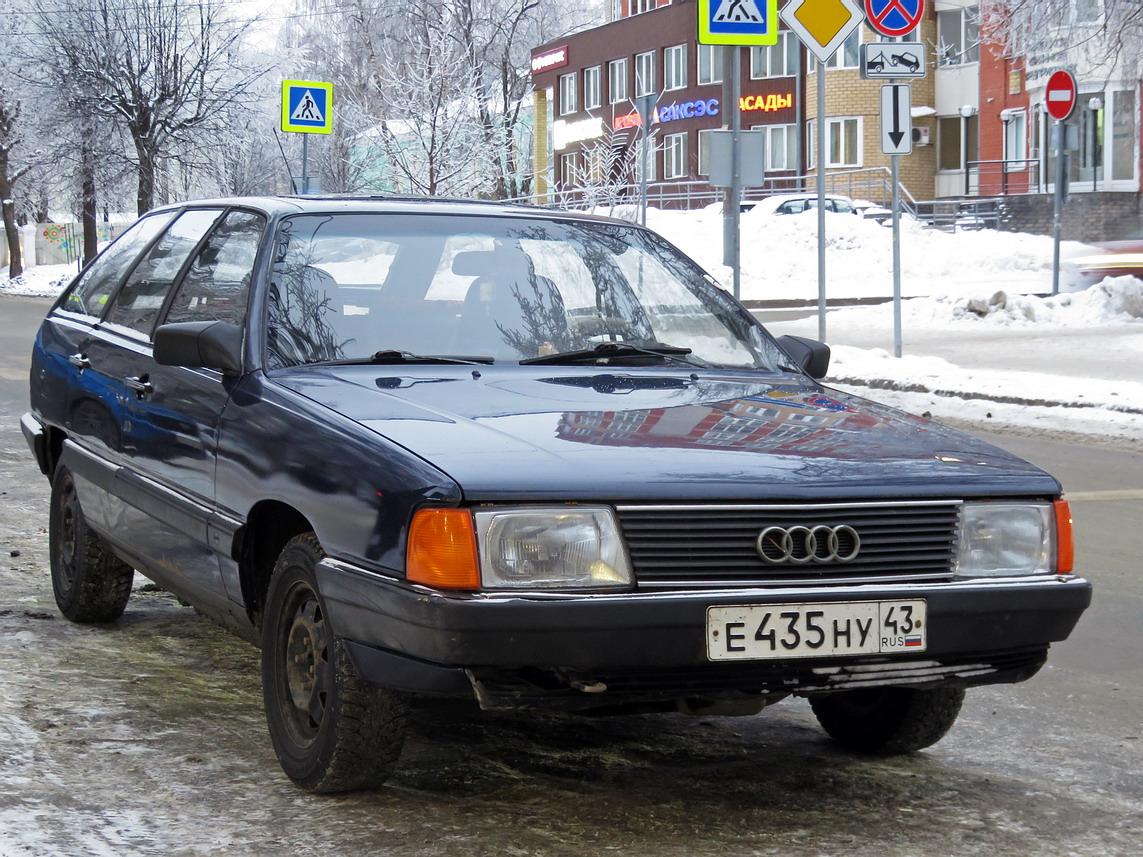 Кировская область, № Е 435 НУ 43 — Audi 100 Avant (C3) '82-91
