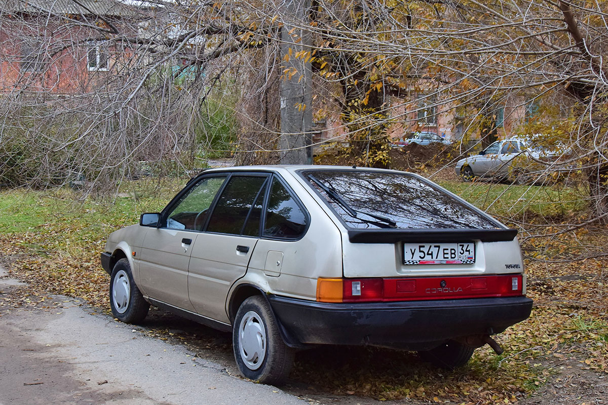 Волгоградская область, № У 547 ЕВ 34 — Toyota Corolla (E80) '83-87