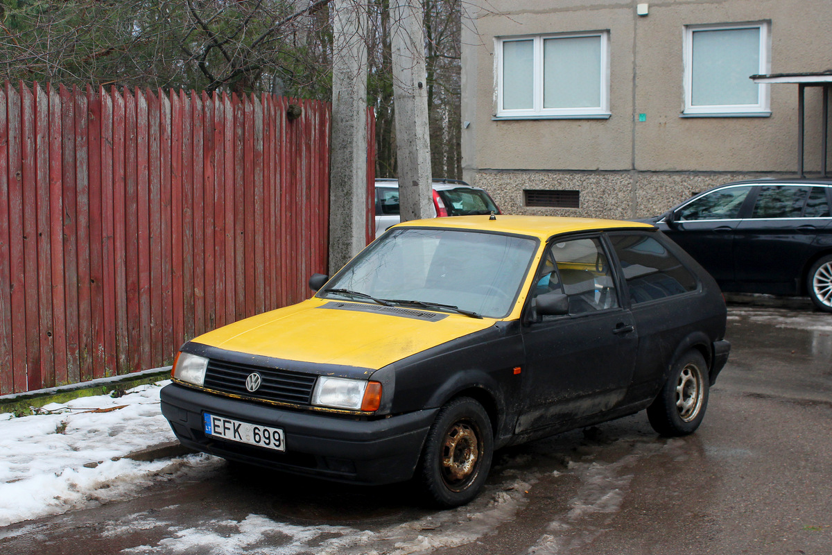 Литва, № EFK 699 — Volkswagen Polo 2 (Typ 86C) '81-94