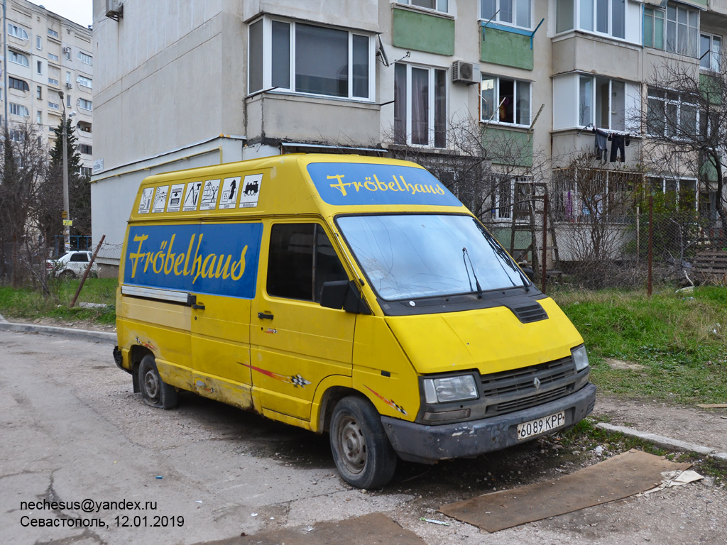 Севастополь, № 6089 КРР — Renault Trafic (1G) Restyle '89-01