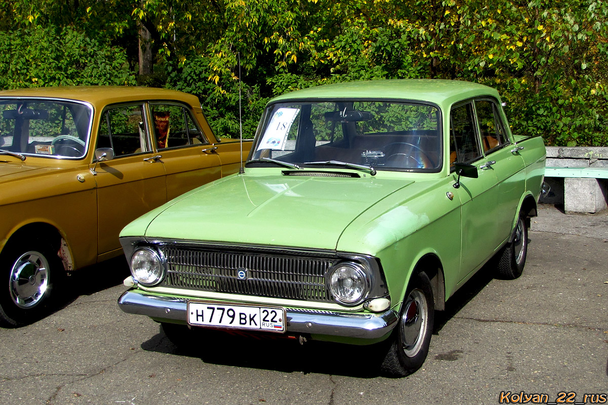 Алтайский край, № Н 779 ВК 22 — Москвич-412ИЭ (Иж) '70-82; Алтайский край — Выставки ко дню города Барнаул, 2017 г.